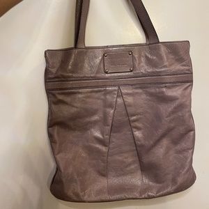 Purple Marc Jacobs Tote - Subdued Purple Leather (Rare, Vintage)